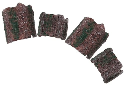 WOONEKY 4 St Ödla Skydd Reptilgrotta Reptil Gömställe Akvarielandskapsdekoration Reptil Som Gömmer Grottan Orm Som Gömmer Sig Reptile Cave Pvc