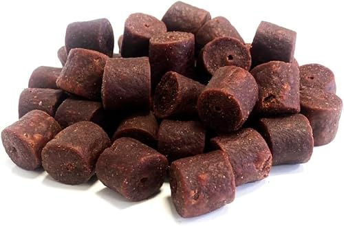 MALTBYS' STORES 1904 LTD Drilled Halibut Pellets Red 20mm 5kg Fishing Bait