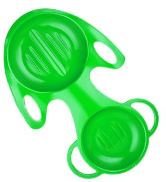 Milageto Trineo de Nieve para Niños con Diseño Ergonómico Facilidad de Maniobra Resistentes Desarrollar Habilidades de Equilibrio Y Adecua, Verde