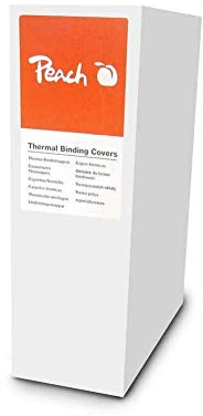 Peach Thermobindemappen - A4 - für 100 Blätter - 80 Stück - weiß - PBT406-07