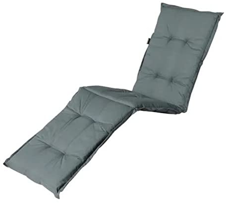 Madison 8 cm Luxus Rollliegenauflage A046, Grau Uni, 200 x 60 x 8 cm | Schaum-/Vliesfüllung