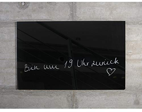 Glas Magnetboard MAX 60x40 cm schwarz