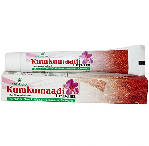 Nagarjuna Kumkumadi Lepam, vårdprodukt för vacker hud, 10 g, 2-pack