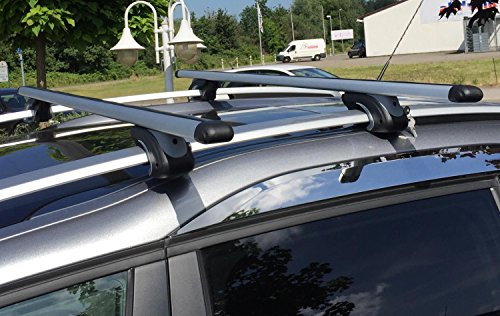 VDP-CA480 Dachbox 480 Liter Carbon Look abschließbar + Alu Relingträger VDP XL135 kompatibel mit BMW X3 E83 04-10 bis abschließbar