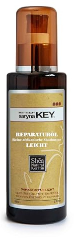 SARYNA KEY Damage Repair LIGHT Treatment Oil – Haaröl mit Sheabutter für feines & geschädigtes Haar – Glanz, Volumen & Farbschutz – 105ml