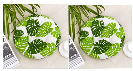 DadaA 2xRound Padded Seat Cushion,Chair Seat Pads For Indoor Outdoor Garden Patio Kitchen & Office Chairs (I)