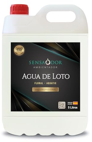 Ambientador para Hogar y Negocio 5L – Recambio para Spray – Perfume (Agua de loto)