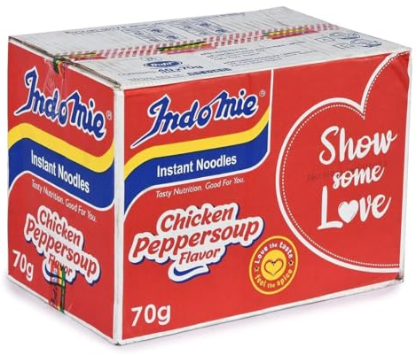 Indomie Instant Noodles Chicken Pepper Soup flavour, 70g (Pack of 40) - Nigerian