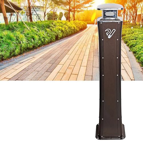 SSLW standaschenbecher fir drauBen, Standaschenbecher aus Metall für Zigarette, Restaurant, Garten, Pub, Club, Mülleimer für den Außenbereich und den Innenbereich