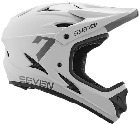 7 iDP M1 MTB Mountainbike Integralhelm leicht belüftet (mattgrau, XL)