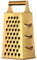 Grattugia di formaggio, grattugia in acciaio inossidabile con 4 lati e maniglia la affettatore di verdure da 9,3 pollici grattugiar per cucina, formaggio, verdure, patate, oro allo