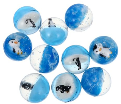 SOPOTUTU 10piezas Bolas De Goma Rebotantes para Niño Niña Set De Juguetes De Pelota De con Diseño De Juguetes Educativos para Coordinación y Diversión Infantil