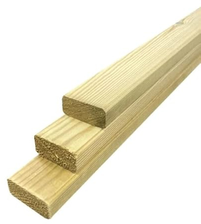 20 x 44 mm Redwood UC3 Treated Landscape Batten, Planed with Rounded Corners, 1.8M Length (Pack of 10)