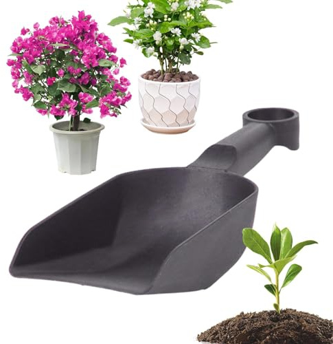 Pala de suelo – Pala de jardín gruesa, guante ergonómico | Paleta de plantación multifuncional, herramienta de excavación ligera para tareas de cultivo y trabajos de trasplante en parterres de flores