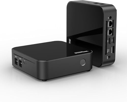 DreamQuest Mini PC Barebone Intel N95 der 12. Generation (bis zu 3,4 GHz), Micro Desktop Computer ohne RAM/SSD, Unterstützt DDR4/NVMe SSD, Type-C, 4K HDMI, USB 3.2, WiFi 5, BT 5.0, Gigabit Ethernet