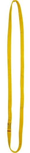 Absturzsicherung Bandschlinge 30 KN, nach EN 354 und EN 795, 25 mm breit,Länge 1,2 m, gelb