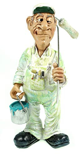 Funny Jobs Les Alpes 815-2045 Maler Malermeister lustige Figur Skulptur Karikatur