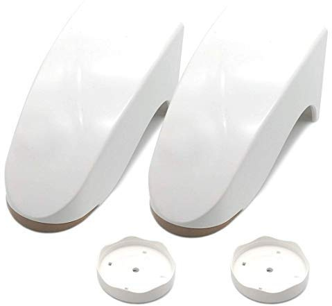 Magnetic Soap Dish Container Dispenser Wall Attachment Adhesion Soap Holder with Happy Face 2Pcs (White)
