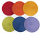 Excelsa Round Set mit 6 Platzdeckchen, Polypropylen, Mehrfarbig, Diametro 36 cm, 6