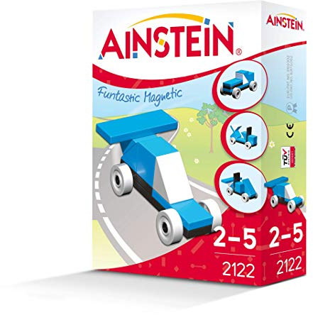 AINSTEIN 2122 - Mini Racer, die vielseitigen Magnetbausteine zur Förderung der Kreativität, hergestellt in Österreich