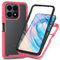 XINNI Funda para Honor X6 4G/Honor X8 5G/Honor 70 Lite Antichoques 360 Grados con Protector de Pantalla Integrado Robusto Doble Cara Bumper Transparente Case Completa Carcasa, Rosa