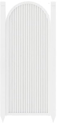 LVLDAWA Wood Fence Gate, Freestanding Privacy Partition Fence, Outdoor Garden Ornament Courtyard Small Garden Wooden Door For Small Courtyard Entrance (Color : B-White, Size : 90x120cm)