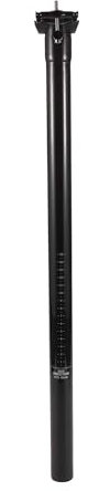TUCKBOLD Fahrradsattelstützen Stoßdämpfende Fahrradsattelstütze Sattelrohr Glanzschwarz 1 Stück 31,8x600mm Carbonfaser