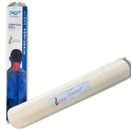 Rubytech Cervical Roll Original McKenzie – Supporto Cervicale Ergonomico per un Sonno Corretto e Rilassato