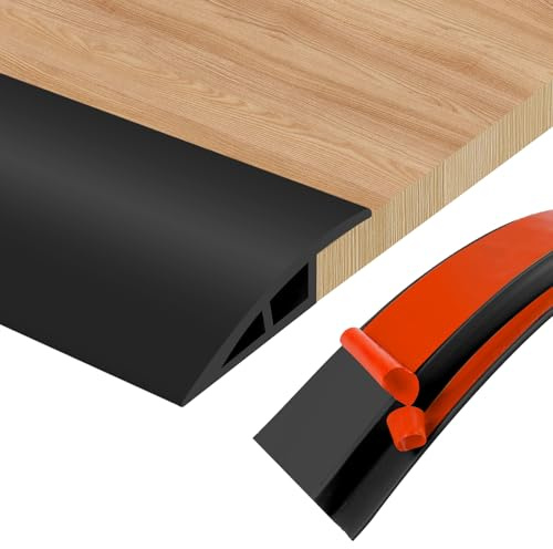 Perfil de Transición para Suelo, Tapajuntas Suelo Adhesivo in PVC Para Unir Juntas de Suelo y Umbrales de Alfombras Autoadhesivo
