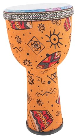 HAMPPLIES Djembe für Kinder und Anfänger aus Pvc mit Zartem Design Leicht zu Bedienen Geräuschvoll für Musikveranstaltungen im Klassenzimmer und Bühne