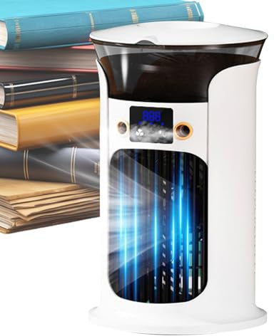 Piccolo ventilatore portatile, dispositivo di soffiaggio del vento da tavolo, alimentato tramite USB, ventilatore a LED per camera da letto, soggiorno, soggiorno, garage, campeggio