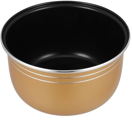 Cabilock Cuiseur à Riz Intérieur Acier Inoxydable Pot Multi-usages avec Revêtement Antiadhésif Renforcé Compatible Autocuiseur Électrique Accessoire de Cuisine Facile à Nettoyer