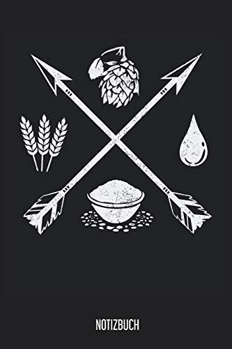 Notizbuch: Bier brauen Notizbuch, 120 Seiten kariert, 6x9, eckiger Buchrücken, Beer Notizheft, Schreibheft, Notizen für Bierliebhaber