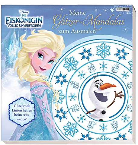 Disney Die Eiskönigin: Meine Glitzer-Mandalas zum Ausmalen: Glitzernde Linien helfen beim Ausmalen!