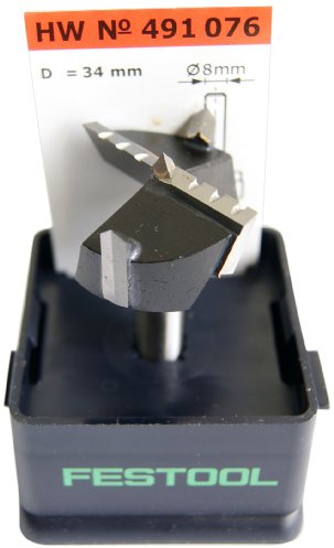 Festool Fraise pour ferrures HW avec queue de 8mm FESTOOL HW S8 D34 - 491076