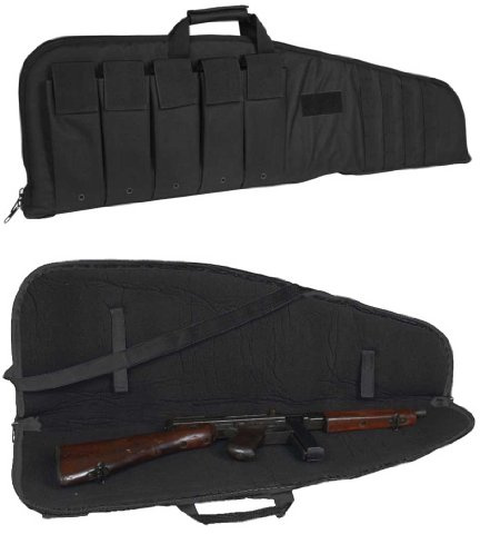 Mil-Tec Rifle fodral med rem svart 120 cm