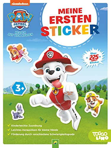 PAW Patrol Meine ersten Sticker: Stickerbuch I Über 222 Sticker I Für PAW Patrol-Fans ab 3 Jahren