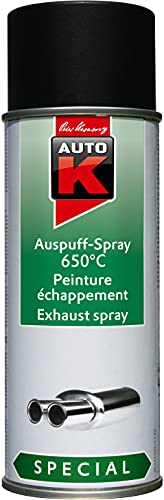 AutoK KWASNY 233 099 Special Auspuff-Spray schwarz 650°C Lackspray 400ml
