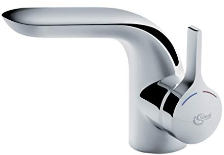 Ideal Standard A4260AA Melange Waschtischarmatur mit Zugknopf-Ablaufgarnitur