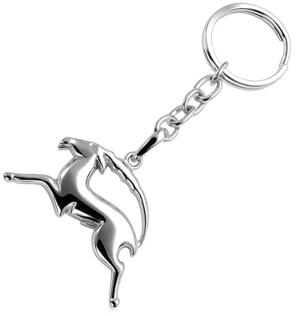 STERLL Herren Schlüssel-Anhänger Sternzeichen echt Silber 925 oxidiert Öko-Verpackung Partner Geschenke