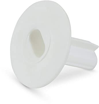 SSL Satellites Twin White Grommet 1 Pack Feed Thru Wall Bushing for Coax Cable RG6 RG59