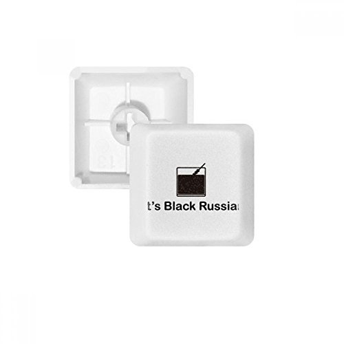 Black Russian Cocktail PBT Tastenkappen für Mechanische Tastatur Weiß OEM-Nr. Markieren Print Mehrfarbig Mehrfarbig R4