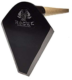 Rogue Hoe 5 Inch Steel Triangle Flat Blade Cotton Hoe with Fiberglass Handle