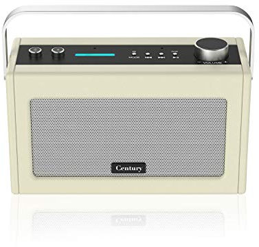 Wi-Fi Speaker Century Smart Bluetooth, Smart Home Control, Multi-Room, News and Sport updates (Cream)