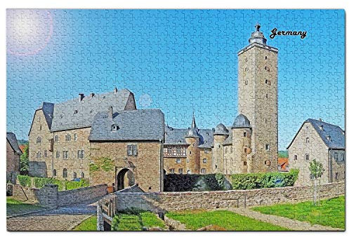 Deutschland Puzzle 1000 Teile Holzpuzzle Erwachsene Spielgrafik Reise Souvenir Holz