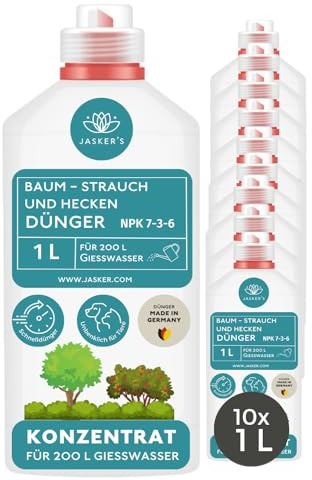 JASKER'S Baum Strauch Heckendünger flüssig 10 L