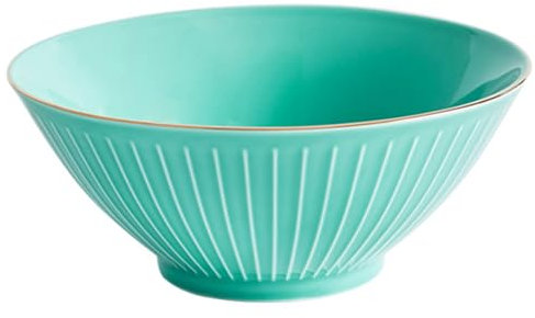 UMMEI Tazones De Pasta Grandes Tazones Blancos Tazones De Fuente De Fruta De Cerámica Ensaladera con Tapa Blanca Vajilla De Comedor Platos De Fideos Verdes Y Tazones Grandes,Verde