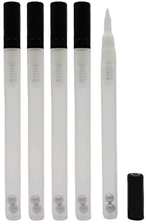 Adoorniequea 5 x befüllbare leere Lackstifte, blanko, 0,7 mm, Marker für Malerei