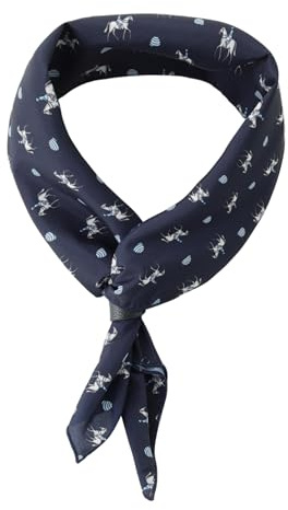 WANYING Herren quadratische Halstuch mit Leder Loop Multifunktionstuch Kopftuch Nickituch Bandanas Trachtentuch Bandanas Vintage Retro 60x60 cm - Druckmuster