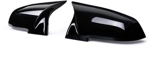 Auto Spiegelkappen Für 1 2 3 4 Serie F20 F30 F31 F32 F36 2012 - UP 320i 328i 330d 335i Für M3 Für M4 Ersatz Spiegel Abdeckung Auto Rückspiegel Kappe(Bright black)